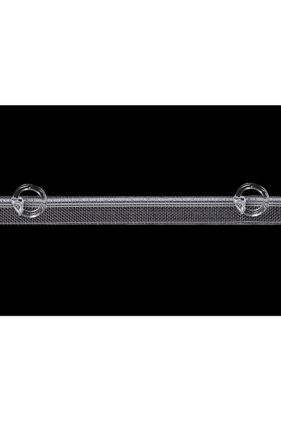 ATMACA TUHAFİYE Extensor pentru perdele cu inele transparente de 5 metri și 1 cm - bandă de perdea cu două piepturi