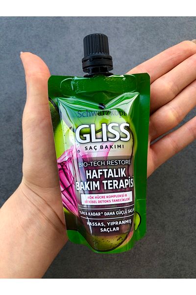 Gliss Bio Tech Restore Weekly Hair Care Therapy 50 Ml 5 Pieces