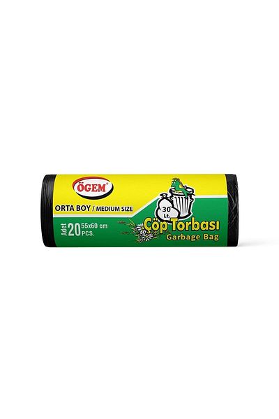 ÖGEM PLASTİK Ögem Garbage Bag Medium Size 5 Pieces
