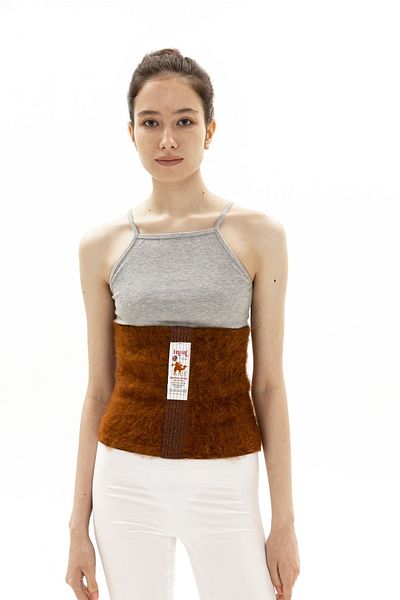 İnan Korse Corset gros cu pene maro