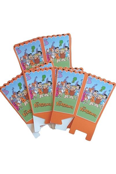 party mix Stone Age Popcorn Box Stone Age Birthday Corn Box