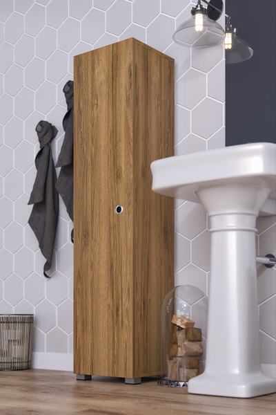 moka park avm Saltik Çok Amaçlı Tek Kanatlı Raflı Dolap Ceviz