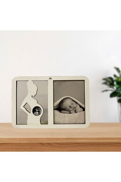 cercevehome Frame with Pregnant Woman Figure