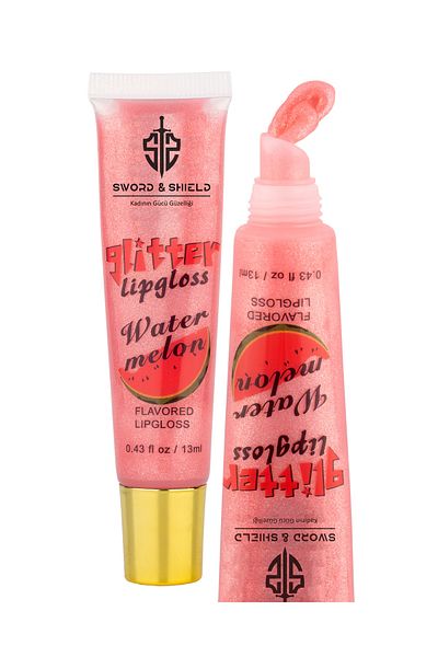 Sword & Shield S&S Glitter Lip Gloss - Watermelon Flavor