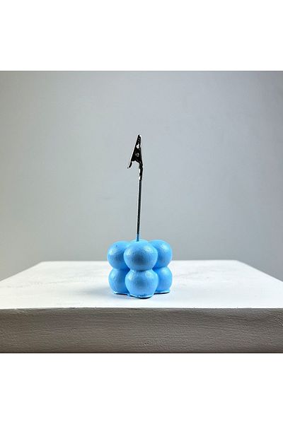 oasis decoration Light Blue Bubble Note Holder