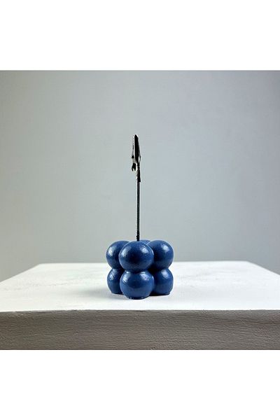 oasis decoration Gray Blue Bubble Note Holder