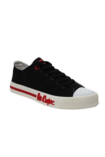 Lee Cooper Lc-30003 Unisex Anatomik Keten Kanvas Bağcıklı Spor Ayakkabı - Siyah - St00269-siyah-38