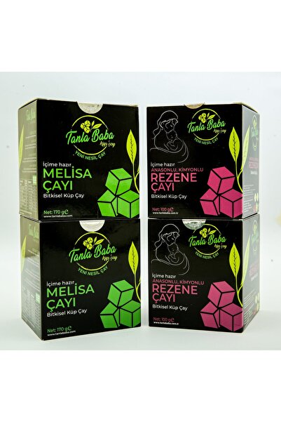 TanlaBaba Melisa Çayı 2 Paket Ve Anasonlu Kimyonlu Rezene Çayı 2 Paket 4'lü P...
