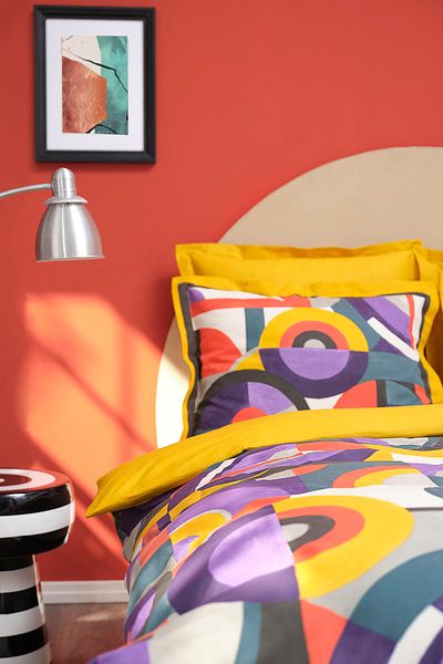 Karaca Home Sorbet Red Single Welsoft Duvet Cover Blanket Set