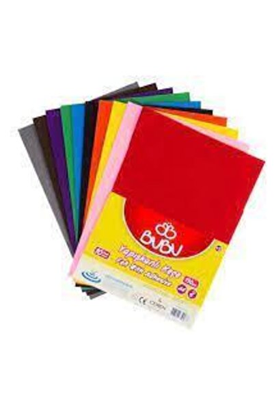 Generic Brand لباد A4 لاصق 10 ألوان Ke-0002