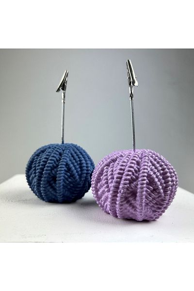 oasis decoration Yumak Note Holder Set of 2 ( Lilac - Gray Blue )
