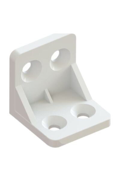 ARON (25 ADET) Plastik L Köşe Bağlantı Beyaz Genel Amaçlı Mobilya Sandalye Se...