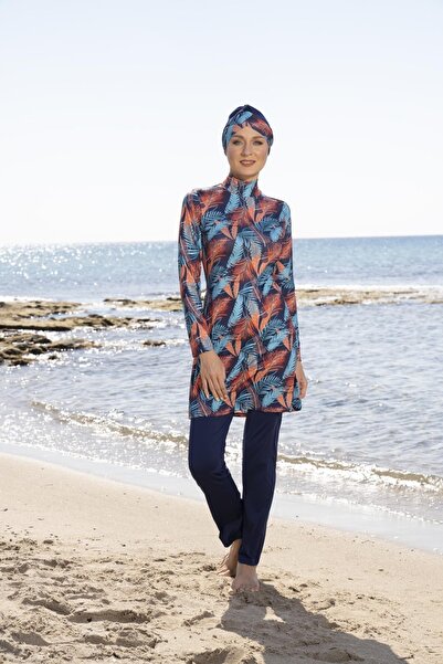 Estiva Γυναικείο Μπόνε, Παντελόνι με σχέδια από φοίνικα Testtür Μαγιό