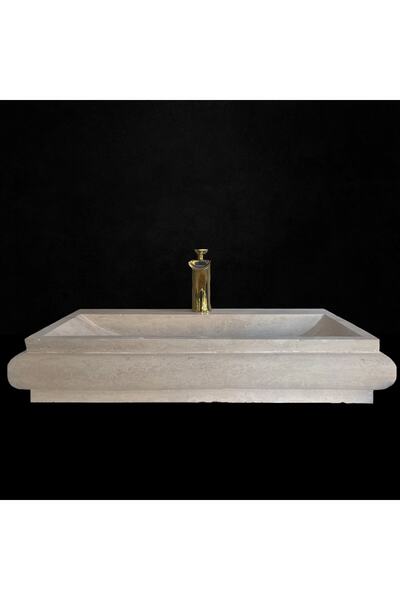 MYM Mermer Yapı Market Tasarım Traverten Saray Dizayn Lavabo