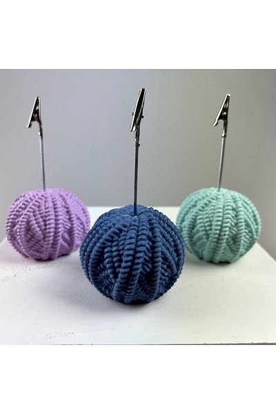 oasis decoration Yumak Note Holder Set of 3 ( Lilac - Gray Blue - Mint )