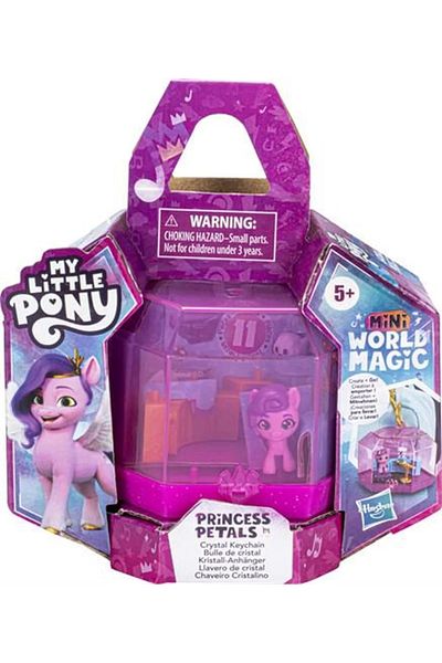 Hasbro My Little Pony Mini World Magic: Crystal Surprise Figure Keychain F3872 - Princess Petals