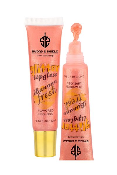 Sword & Shield Banana Glitter Lip Gloss