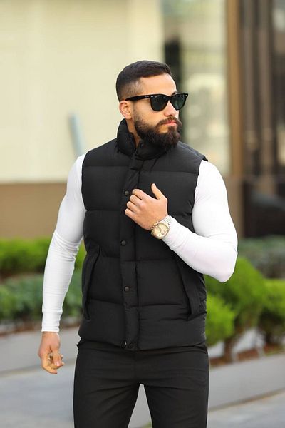 S&M CLOTHİNG Új szezon férfi puffermellény