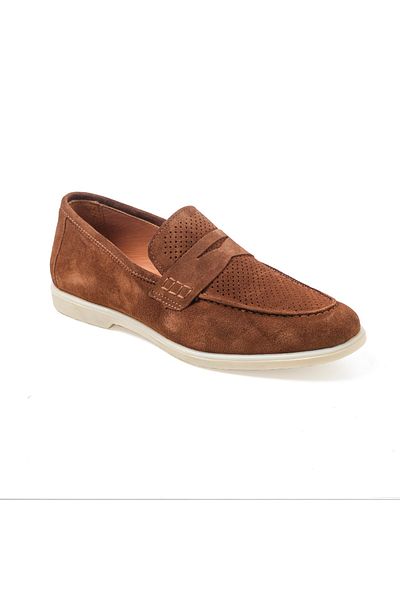Deriden Ανδρικά Oxford/παπούτσια Er-32026 Tan Suede (7)