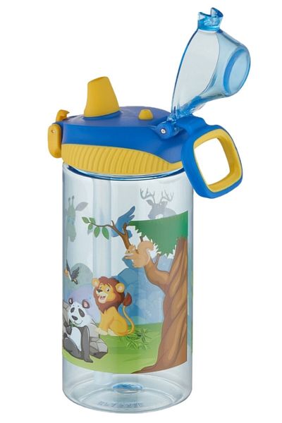 Vagonlife Fiftyfifty Tritan 500ml Children's Water Bottle with Silicone Straw