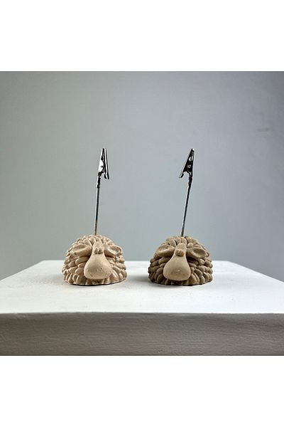 oasis decoration Lamb Note Holder Set of 2 (cream-bag paper)