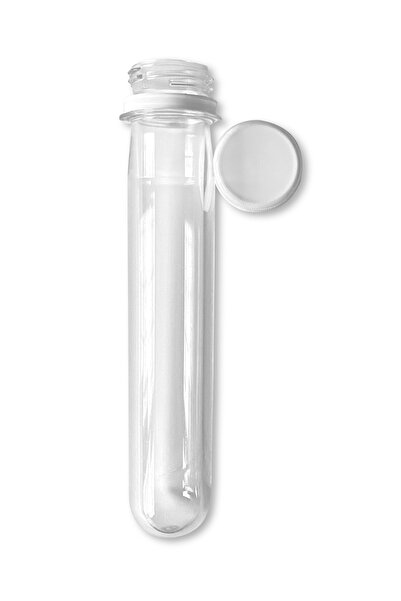 piapolya Çocuklar Için Deney Tüpü | Etkinlik Tüpü | Pet + Kapak | 40ml | 16x3cm