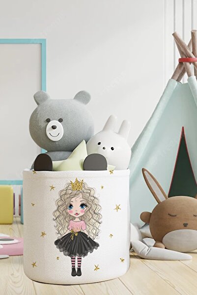 Talia Home Καλάθι παιχνιδιών Princess Organizer για παιδικό και βρεφικό δωμάτ...