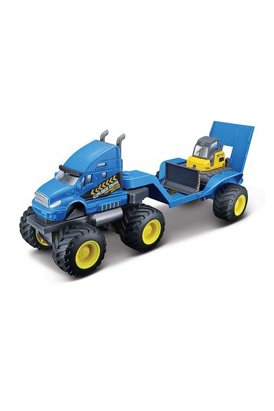 Maisto Builder Zone Carrier Truck Set - Red Truck