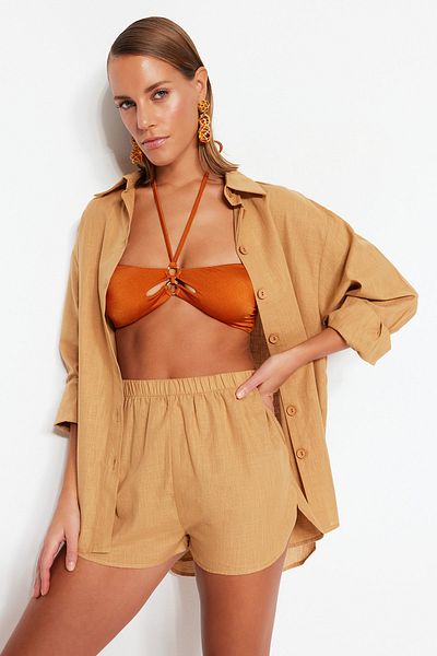 Trendyol Collection Two-Piece Set - Brown - Relaxed fit