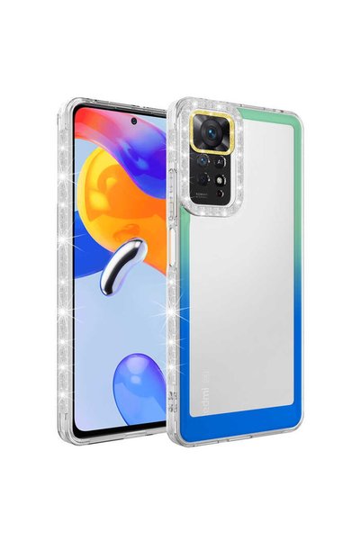 ZM STORE Xiaomi Redmi Note 11S Global Case with Glitter and Color Transition ...