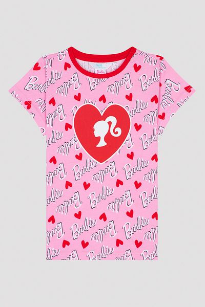 Penti Girl's Barbie Love Pajama Set-Barbie Collection