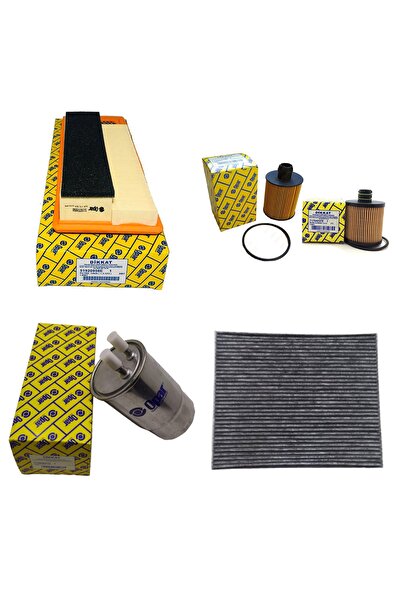 Genel Markalar Fiat Punto Euro 5- 1.3 Jtd Filtre Bakım Seti Metal Mazot Filtr...