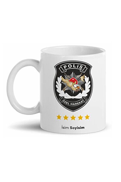 Morinna Isimli Kupa Bardak Polis Özel Harekat Logo Baskılı