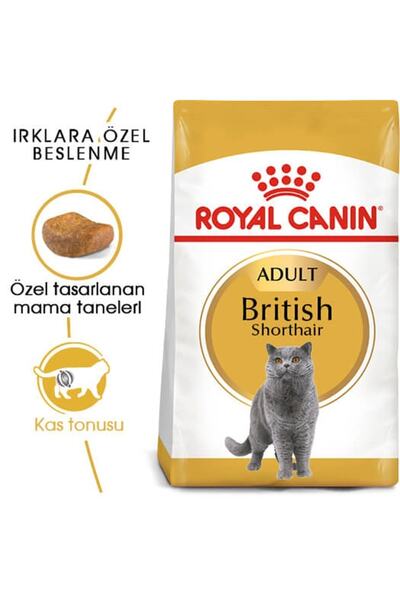 Royal Canin British Shorthair Yetişkin Kuru Kedi Maması Özel Irk, 2 Kg Skt04/...