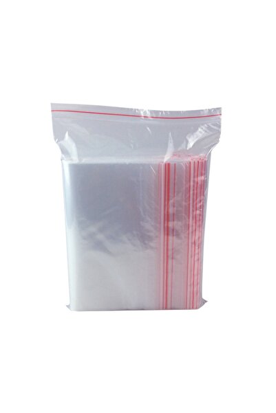 Kalbi Ticaret Kilitli Torba 13x16 Cm 100'lü Kilitli Buzdolabı Poşeti Şeffaf N...