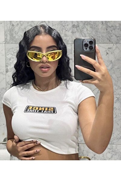 Goldmine Premium Y2k Sunglasses Gold - Yellow