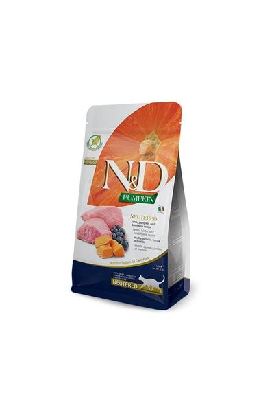N&D Nd Pumpkin Tahılsız Kısırlaştırılmış 5kg Kedi Maması Kuzu Etli Balkabaklı...