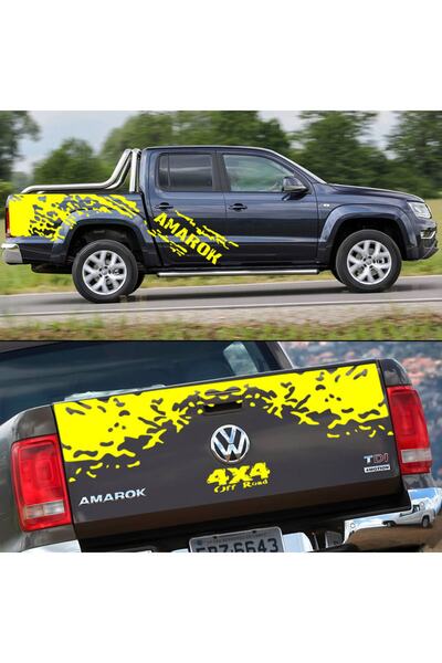 Melek Pazarı Amarok Gövde Off Road 4x4 Araba Sticker