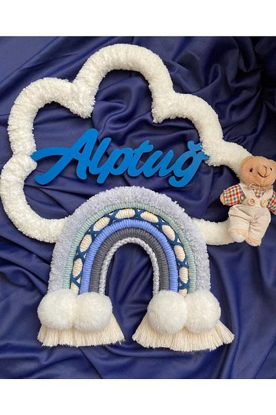 FN Macrame Cloud Baby Door Ornament