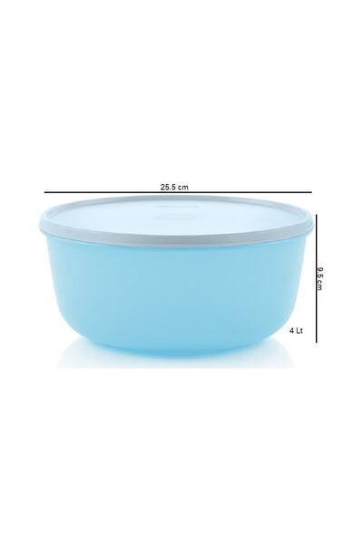 Tupperware Mucize Şeker 4 Lt Mavi Saklama Kabı
