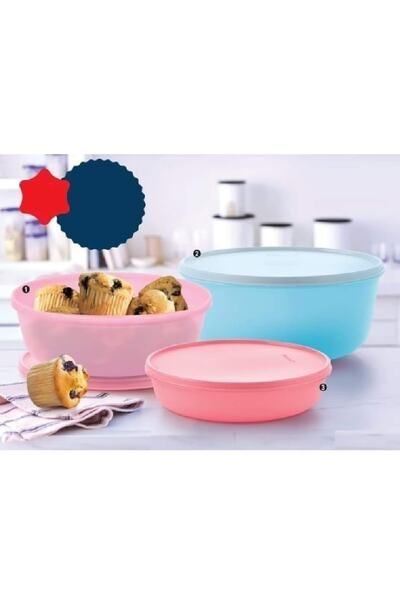 Tupperware Mucize Şeker 4 Lt Mavi Saklama Kabı