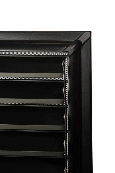 kadıoğlu menfez sineklik 40X40 Matte Black Aluminum Surface Mounting Grille