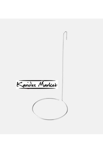 Akvaryum Paslanmaz Wabikusa Ball Askısı 10 Cm Yükseklik 6,5 Cm Çap - (m) Mode...