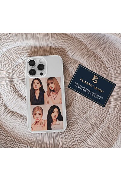 Flashy Shop Iphone 11 Uyumlu Blackpink Tüm Karakterler Tasarımlı Şeffaf Kılıf