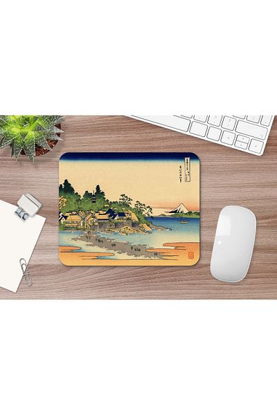 daystore Covoraș mouse Hokusai Enoshima în provincia Sagami 17 x 21 cm