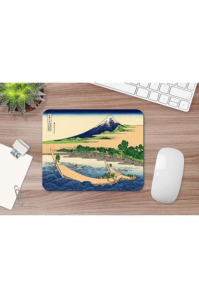 daystore Подложка за мишка Hokusai Shore Of Tago Bay Ejiri At Tokaido 17 x 21 cm