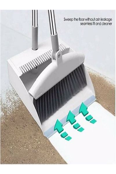 mrtbilisim New.Model 180 Degree - Comb Foldable Home Vacuum and Dustpan Set