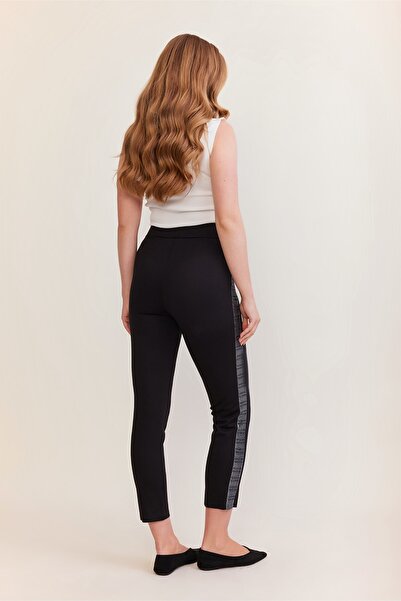 VERDA Λεπτομερές παντελόνι με ρίγες