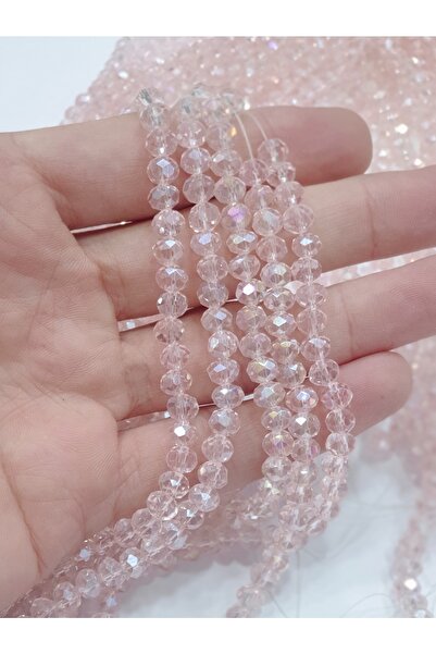 CRYSTALSHOP Ροζ κρυστάλλινες χάντρες 6mm (10 ΣΥΣΤΟΙΧΙΑ)