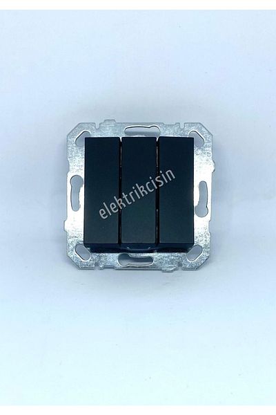 Netelsan Byobu Black Triple Switch (excluding frame) 1 Piece